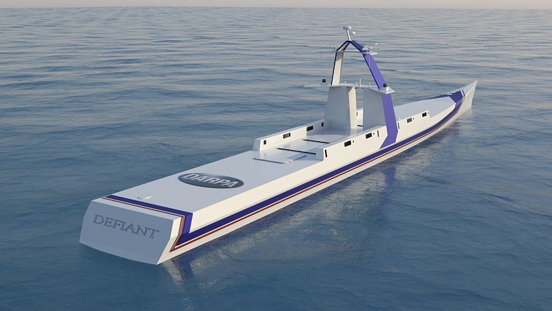 Концепт-проект среднего надводного беспилотника Defiant, США